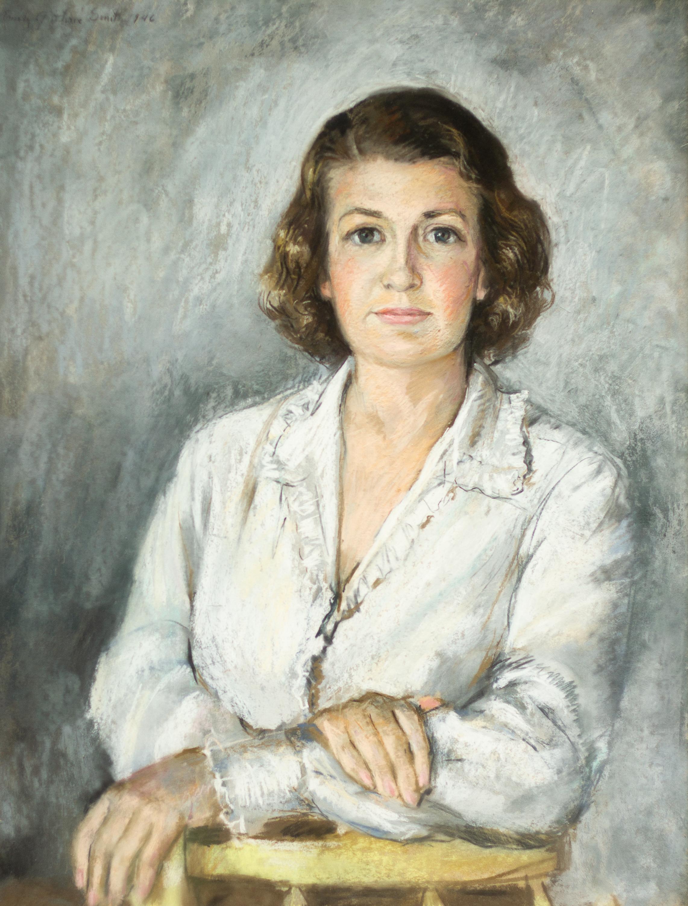 Emily Elizabeth Guthrie Smith Portrait Painting - Portrait of a Woman 