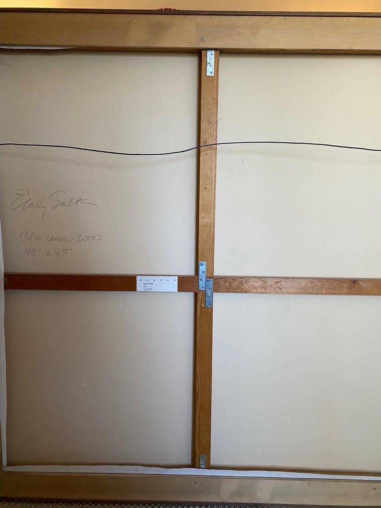 Emily Eveleth "Lure" A large dark portrait of a bald man from behind