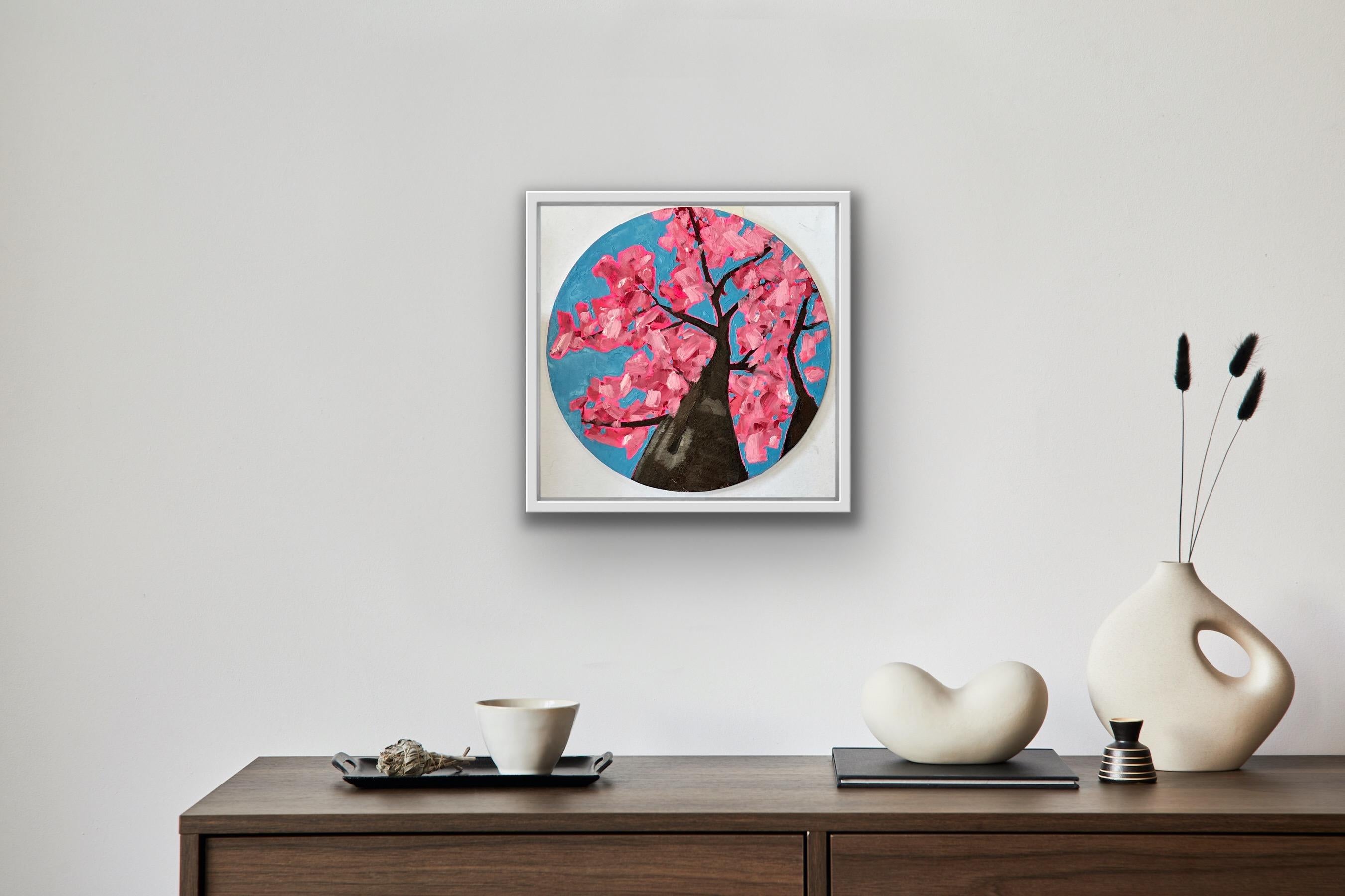 Emily Finch, Looking Up through Cherry Blossom to Reflect, Mental Health Art For Sale 5