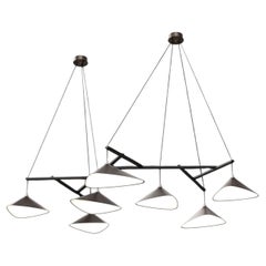 Lustre Emily Group of Seven en acier avec finition en bronze foncé par MOSS Objects