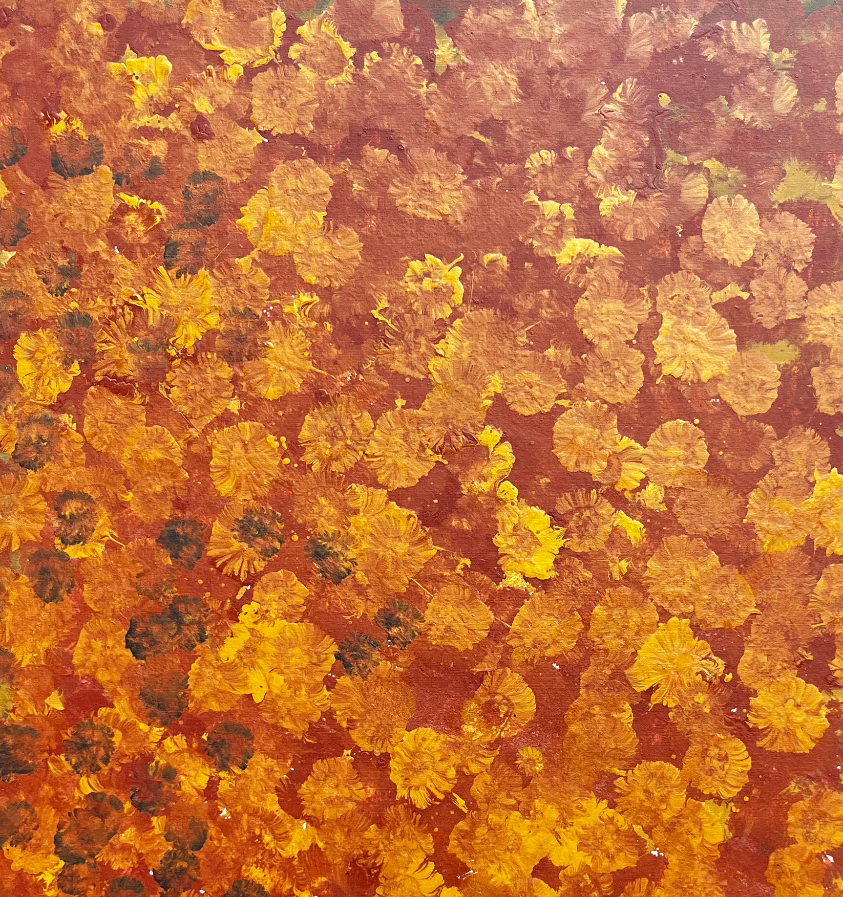 My Country - 1995 - Abstract Painting by Emily Kame Kngwarreye