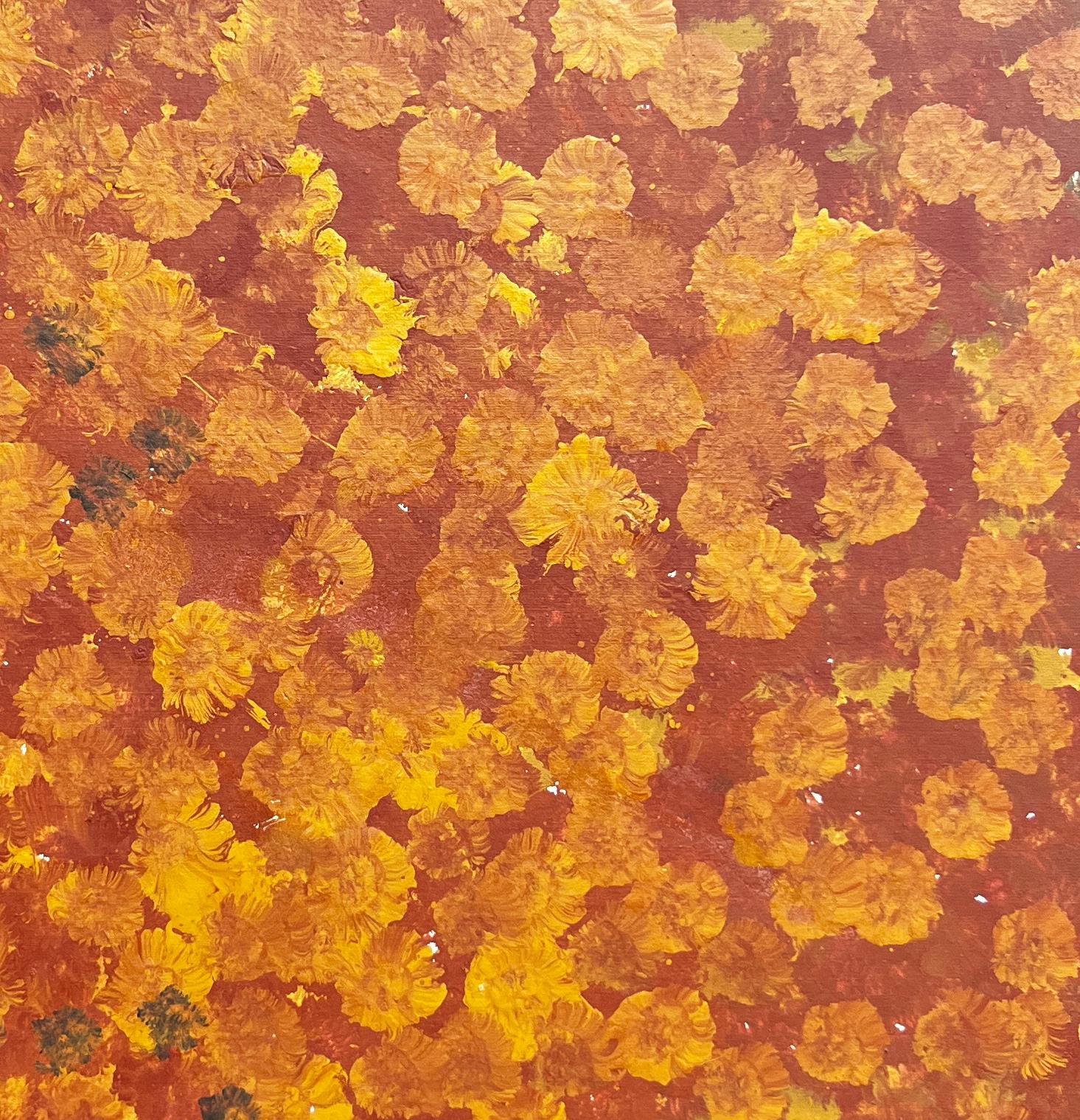 EMILY KAM KNGWARRAY
1916 - 1996
Country: Central/Eastern Desert, NT
Language: Anmatjerre
Community : Utopia, Soakage Bore/ Alhalkere

Octogenarian Emily Kam Kngwarrey painted for just 8 years between 1988 and 1996 during which she became Aboriginal