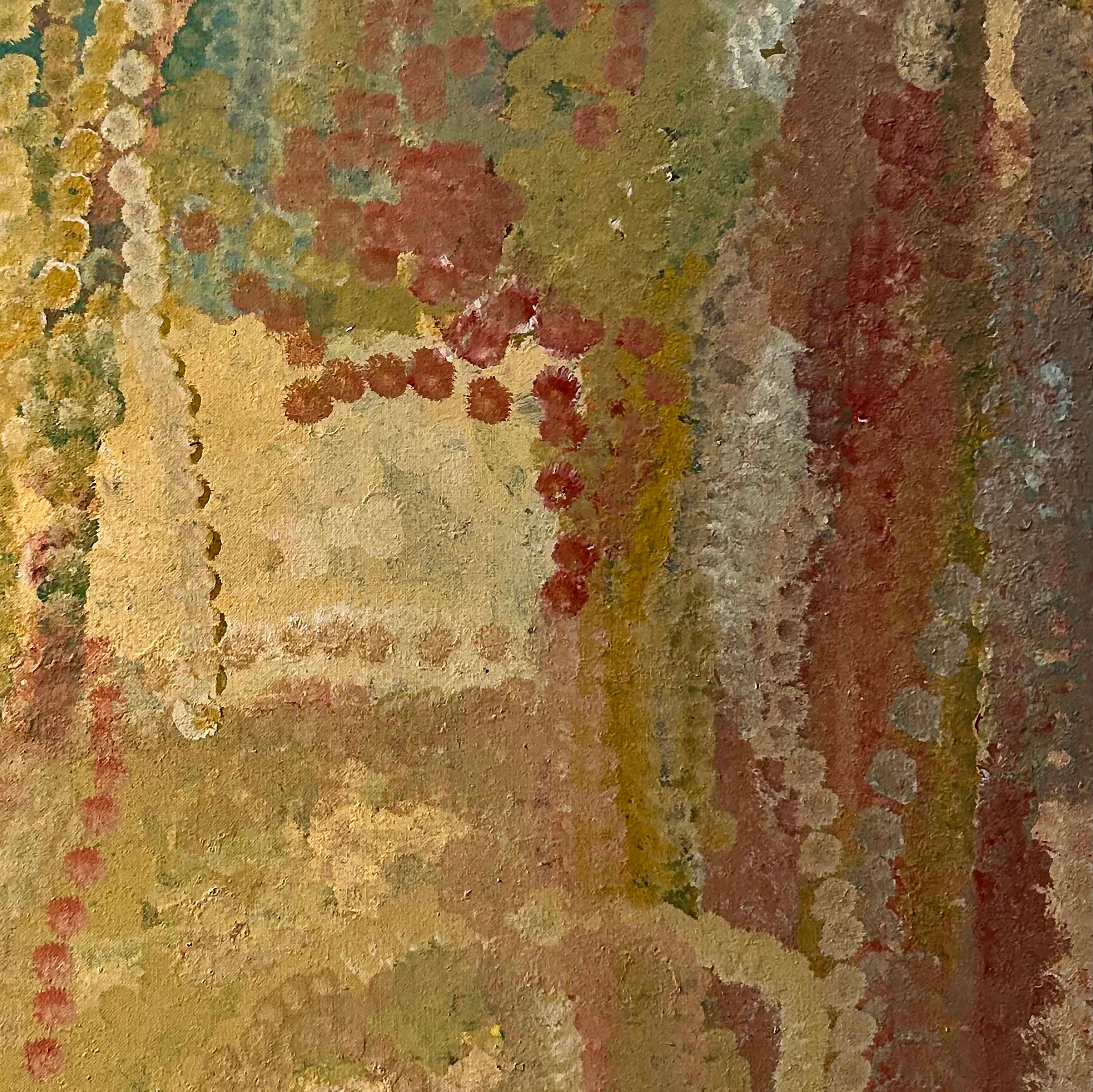 Il mio paese - Delmore Gallery Cat No.93L018 - Painting Astratto di Emily Kame Kngwarreye