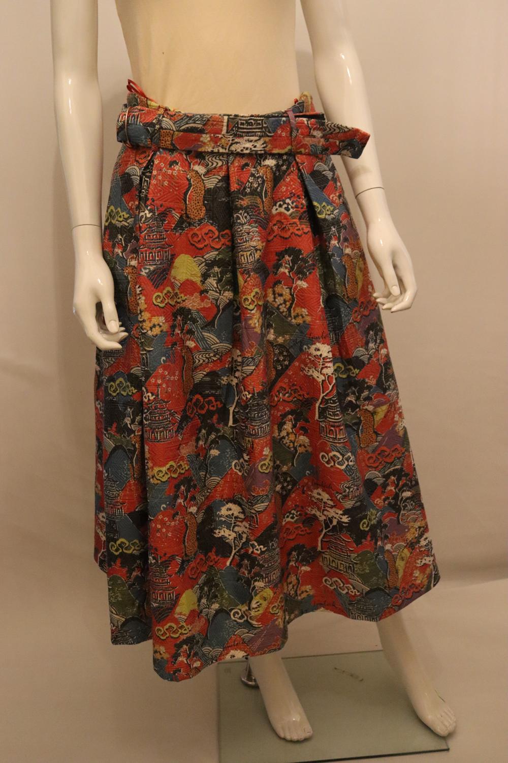 Brown Emily Lovelock Evening Skirt For Sale