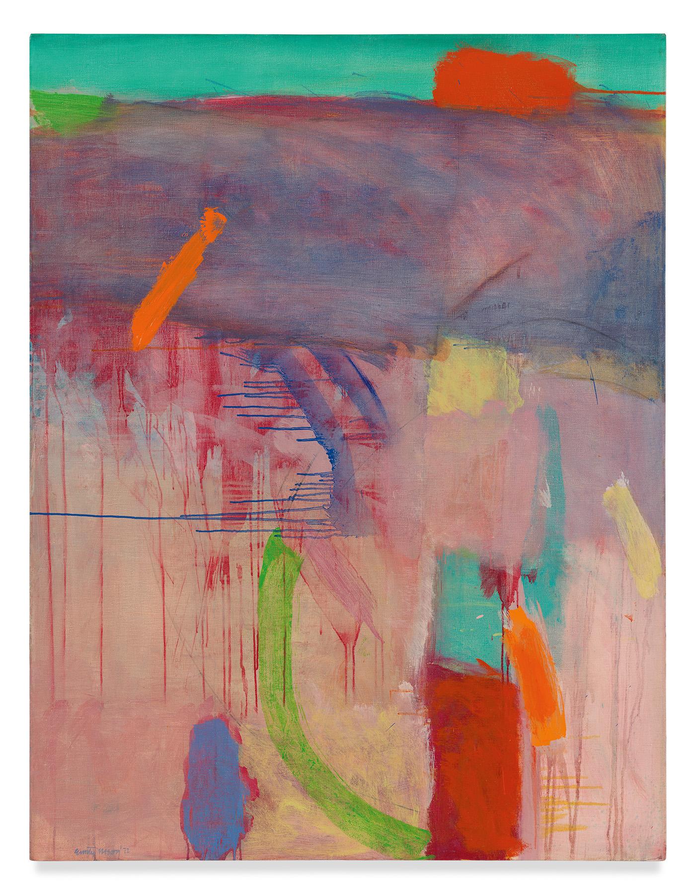 Emily Mason Abstract Painting - Defiant of a Road