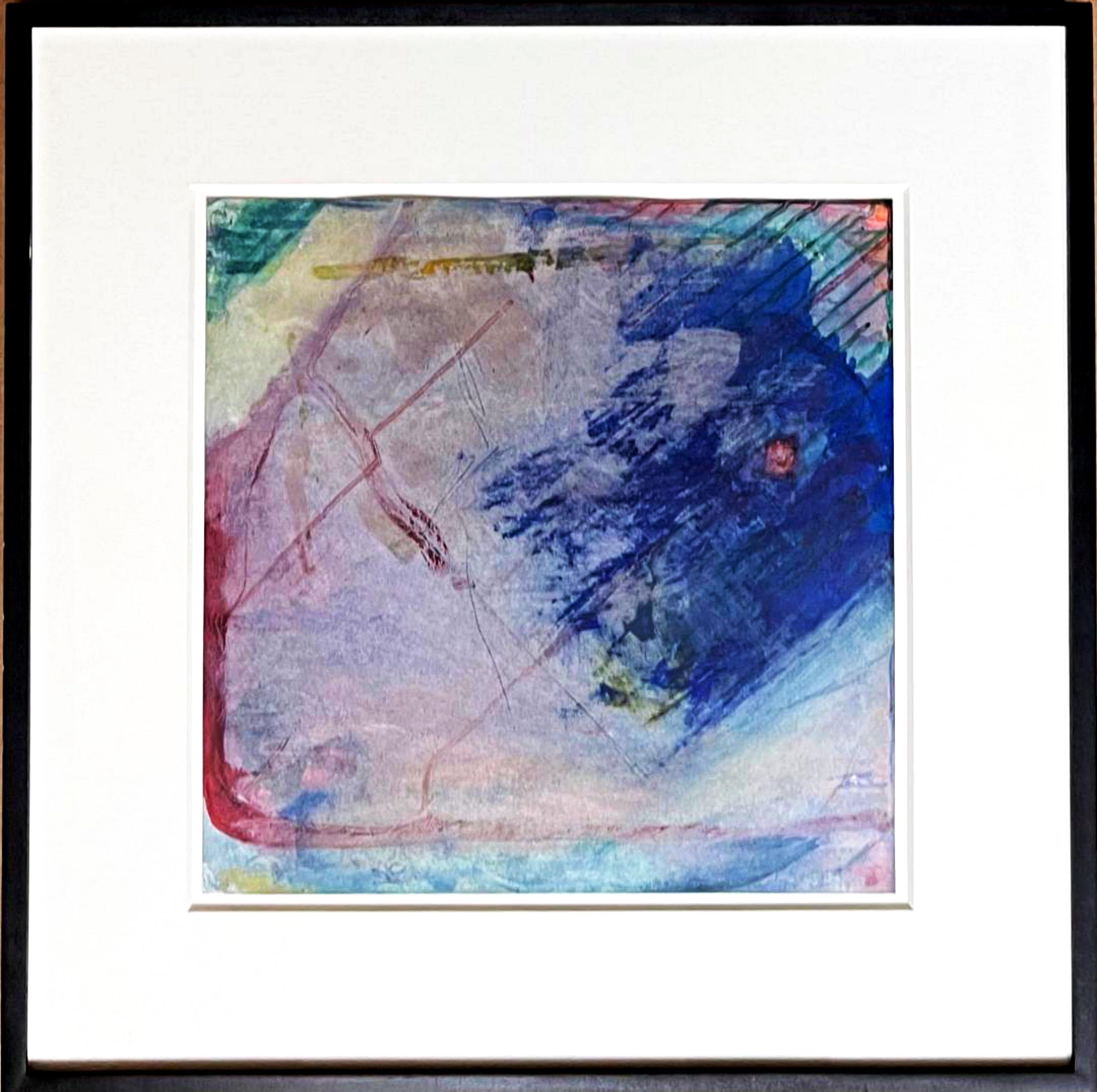 So Slight a Film ex Lehman Brothers Art Collection dipinto unico e firmato, incorniciato - Painting di Emily Mason