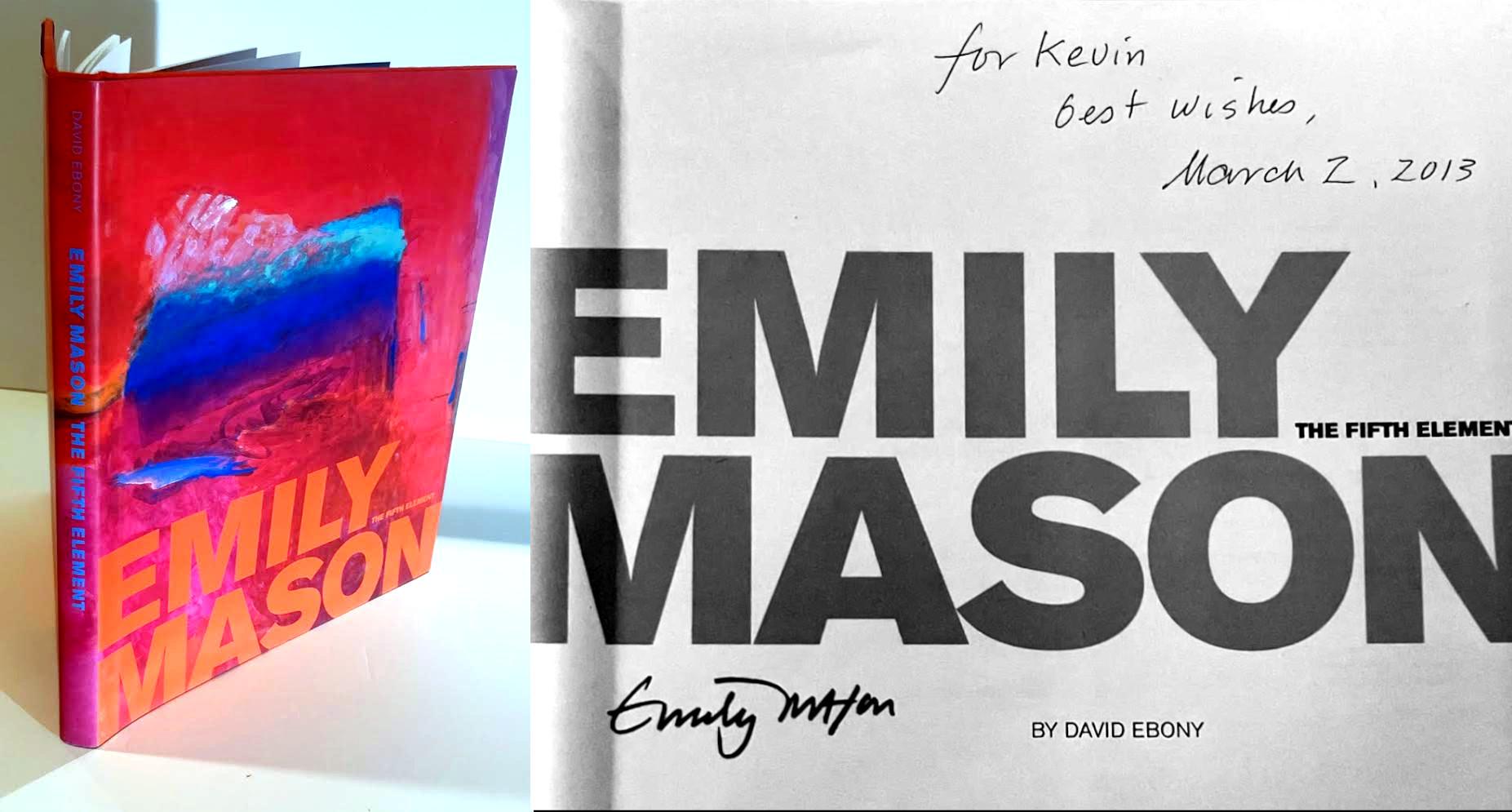 Emily Mason Das fünfte Element, HB-Buch, handsigniert und beschriftet von Emily Mason