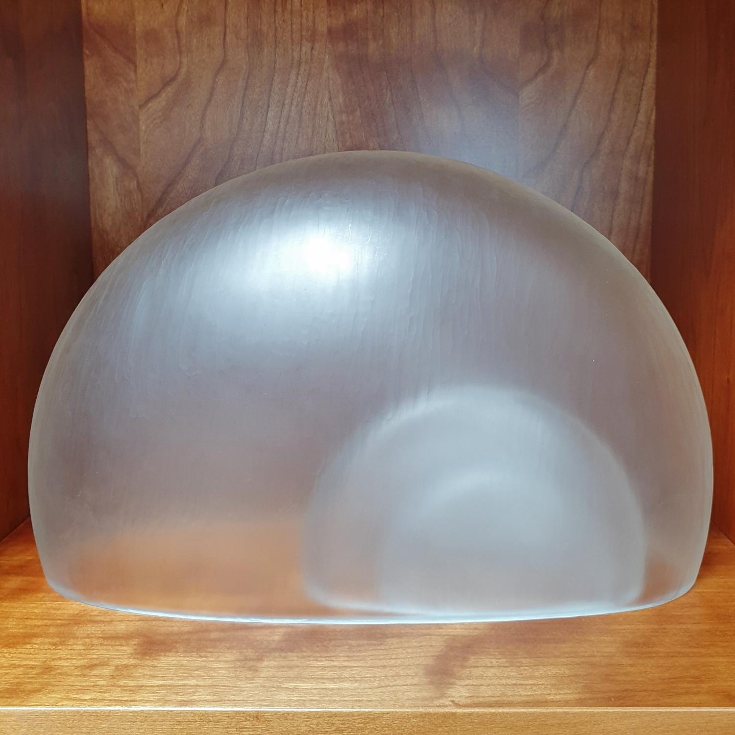 Memento Clear Cell - contemporary modern abstract glass sculpture - Gray Abstract Sculpture by Emily McIntosh
