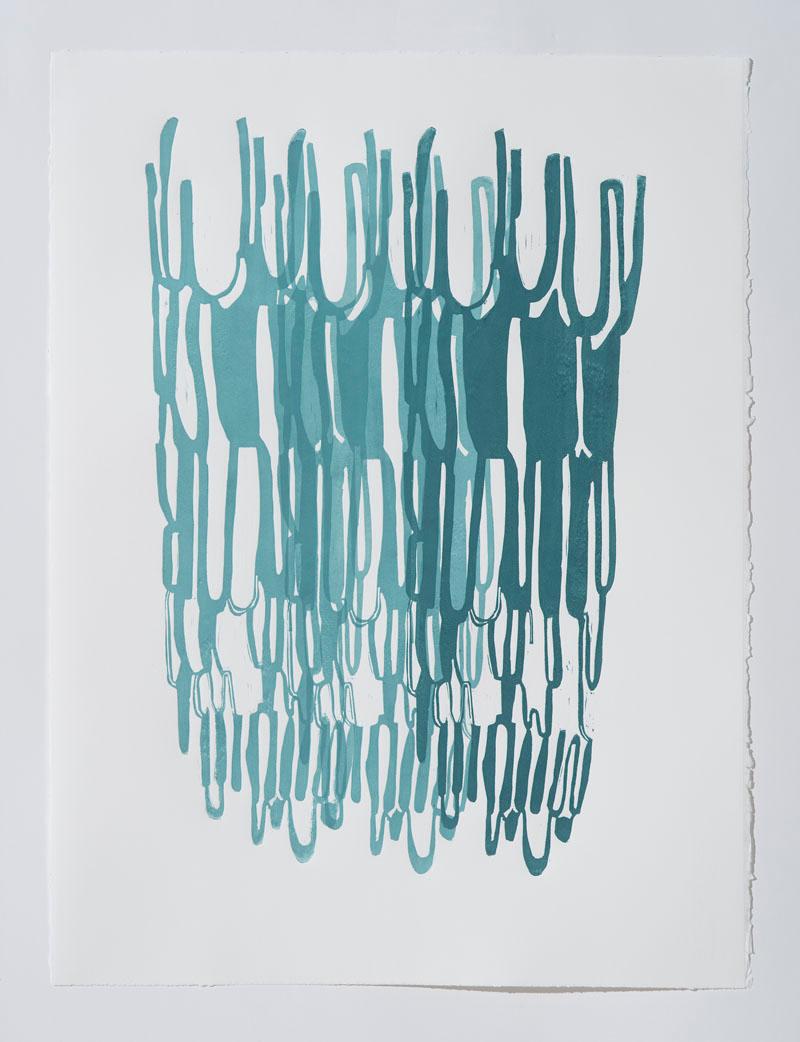 Flotte x 3 - Mixed Media Art de Emily Payne
