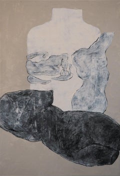 Ohne Titel (Gedenkgefäß), Öl auf Leinwand, 78,7 x 121,9 cm, 2019