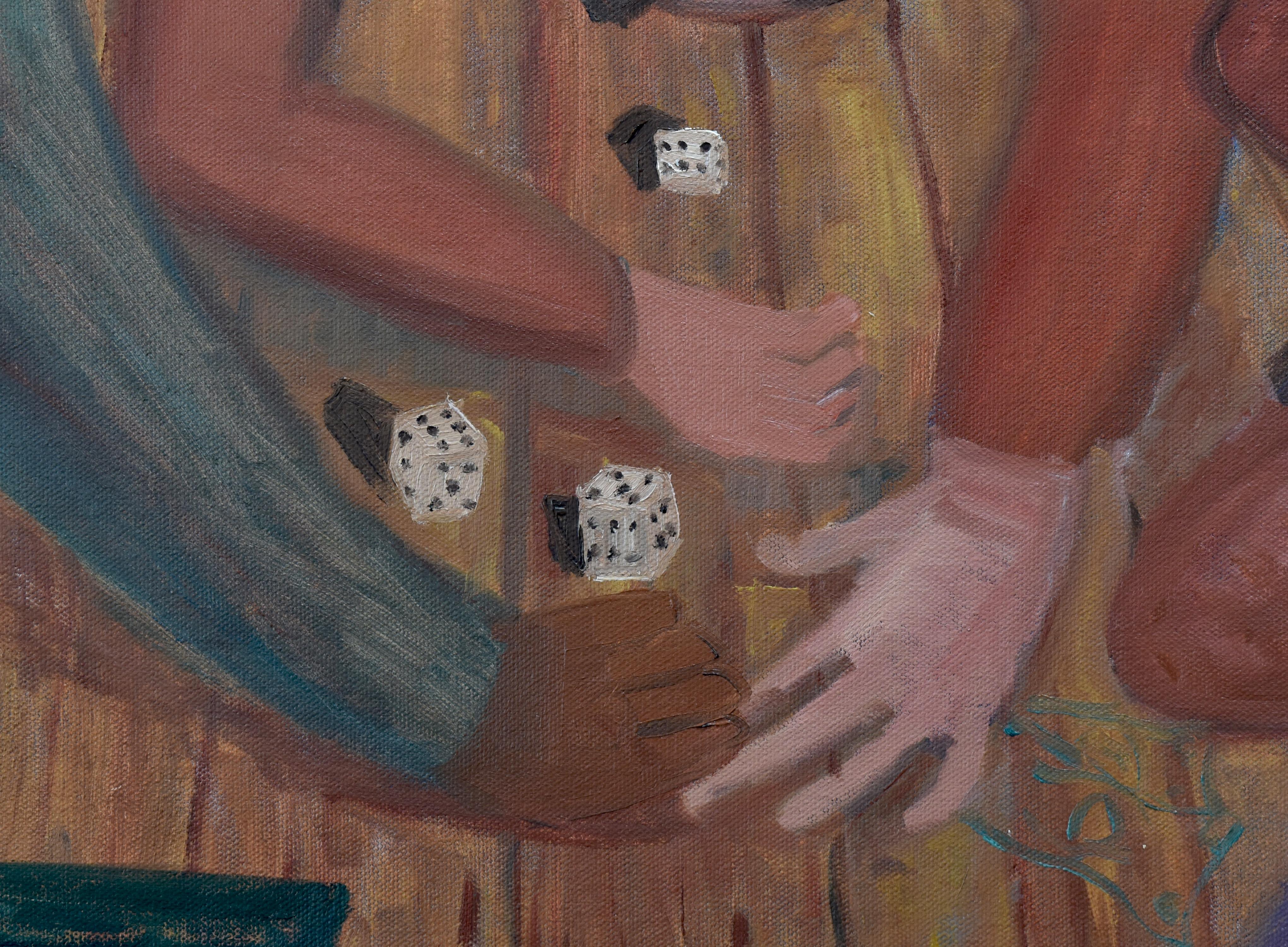 Dadi o non dadi - Painting Contemporaneo di Emily Royer
