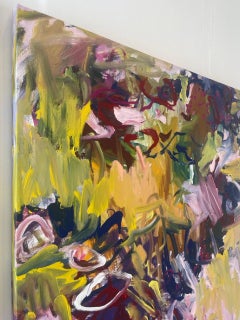 Un peu plus loin : Peinture d'expressionnisme abstrait de grand format