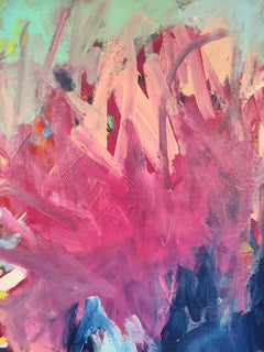 A l'ombre du Catalpa, Peinture, Acrylique sur toile
