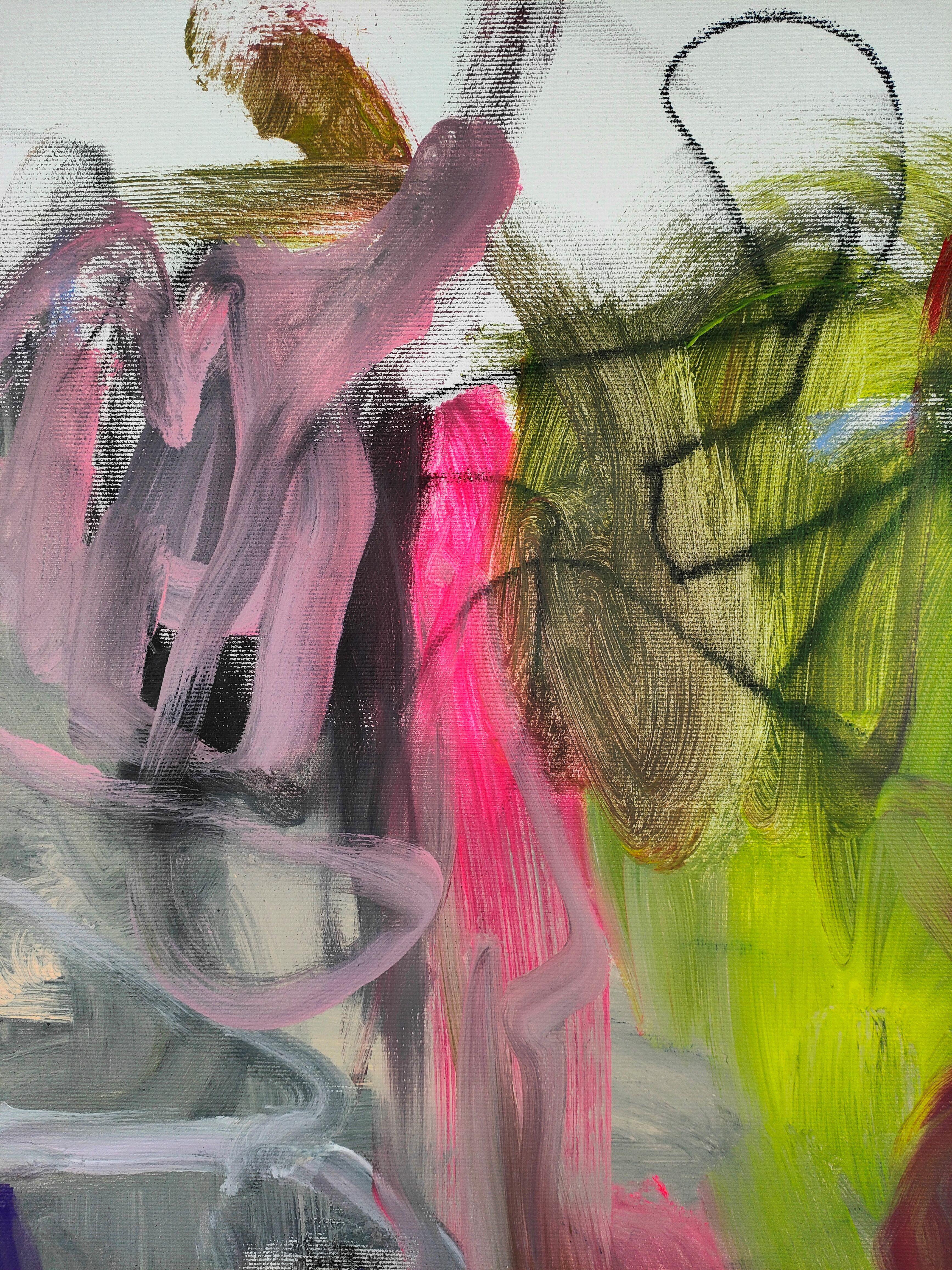 All these things in my head, Painting, Acrylic on Canvas For Sale 4