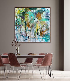 Chants d'oiseaux, peinture, acrylique sur toile