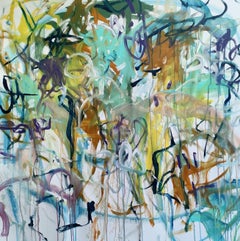 Chants d'oiseaux, peinture, acrylique sur toile