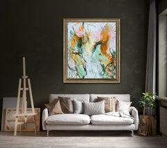 Fiori in fiore, Pittura, Acrilico su tela