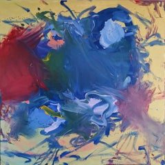 Blue swirl, Painting, Acrylic on Canvas