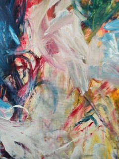 Conversazione a colori, Pittura, Acrilico su tela