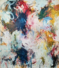 Conversazione a colori, Pittura, Acrilico su tela