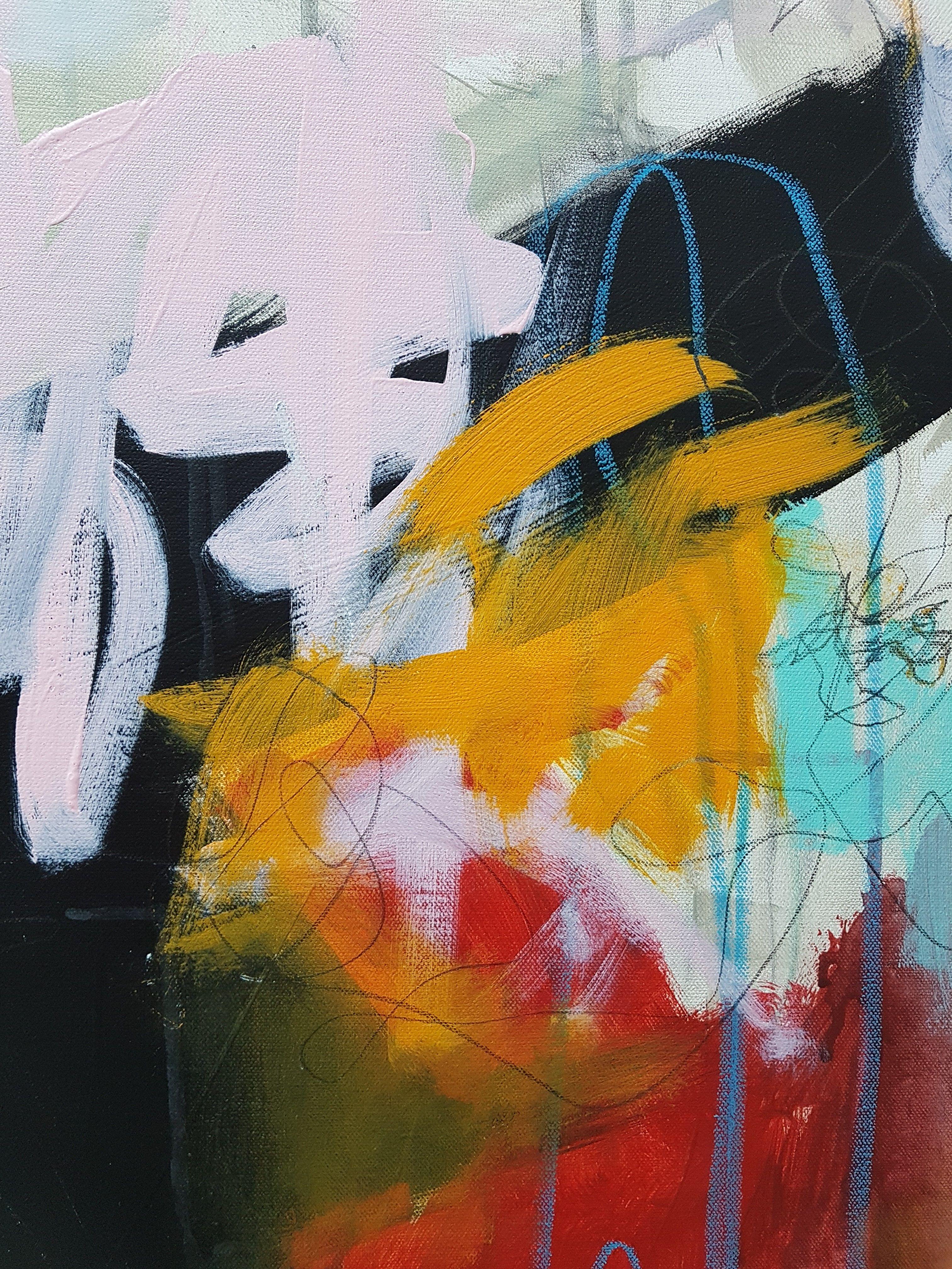 Komposition II, Gemälde, Acryl auf Leinwand im Angebot 1