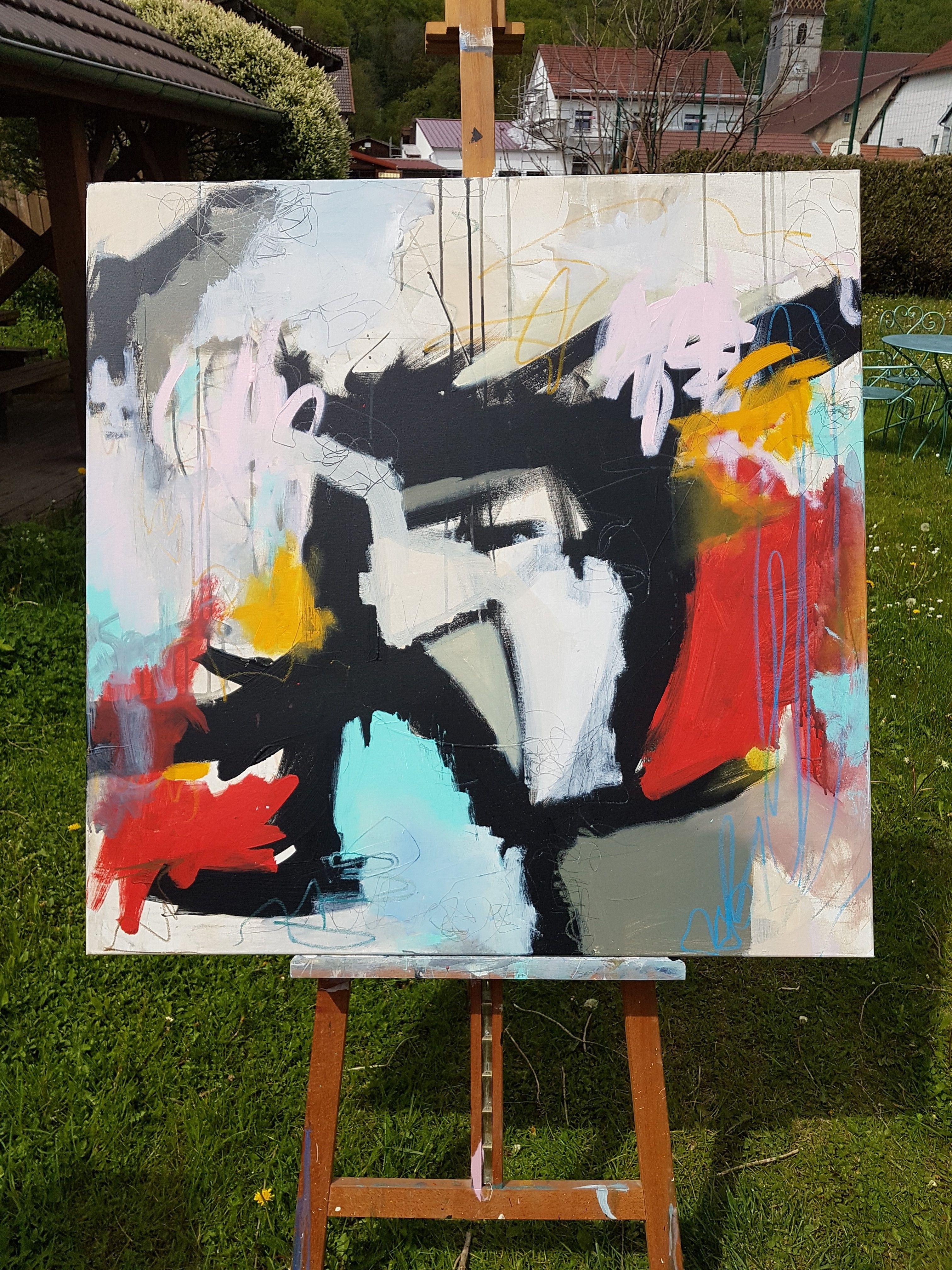 Komposition II, Gemälde, Acryl auf Leinwand im Angebot 2