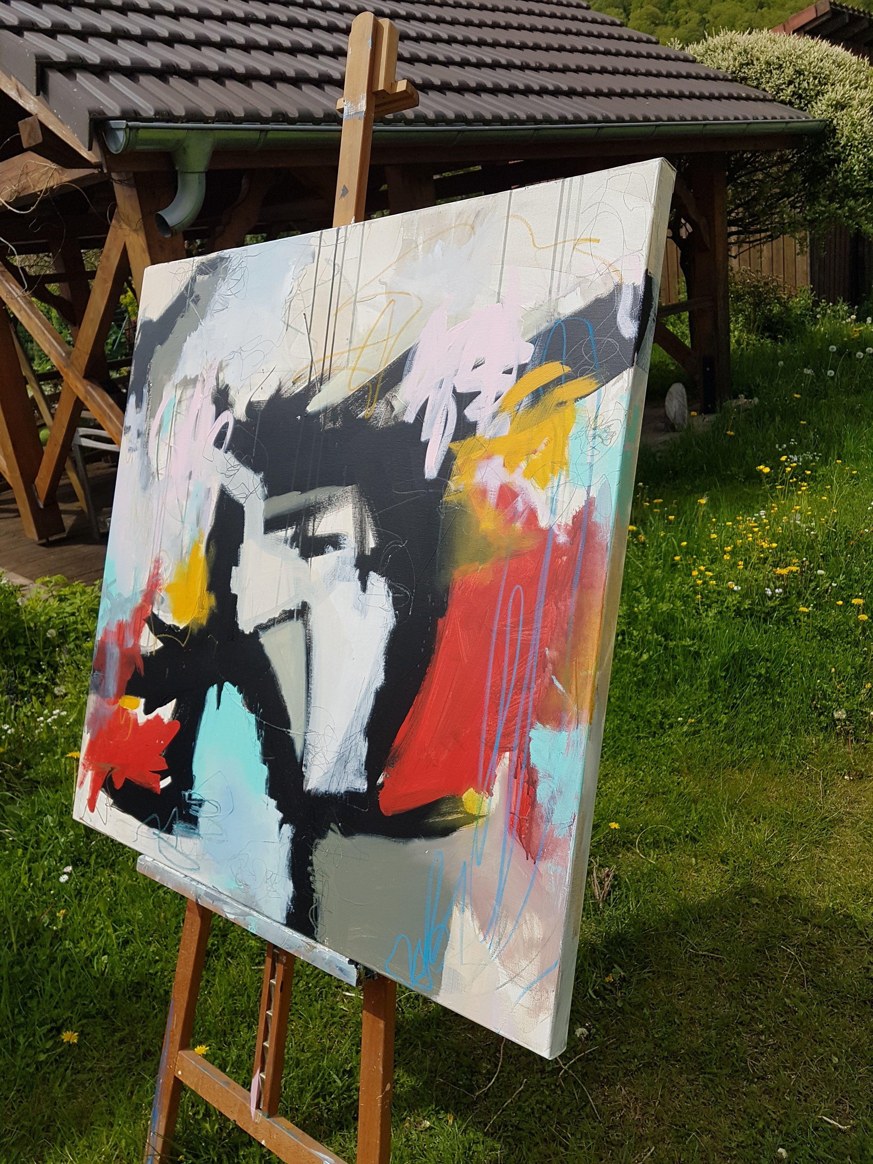 Komposition II, Gemälde, Acryl auf Leinwand im Angebot 3