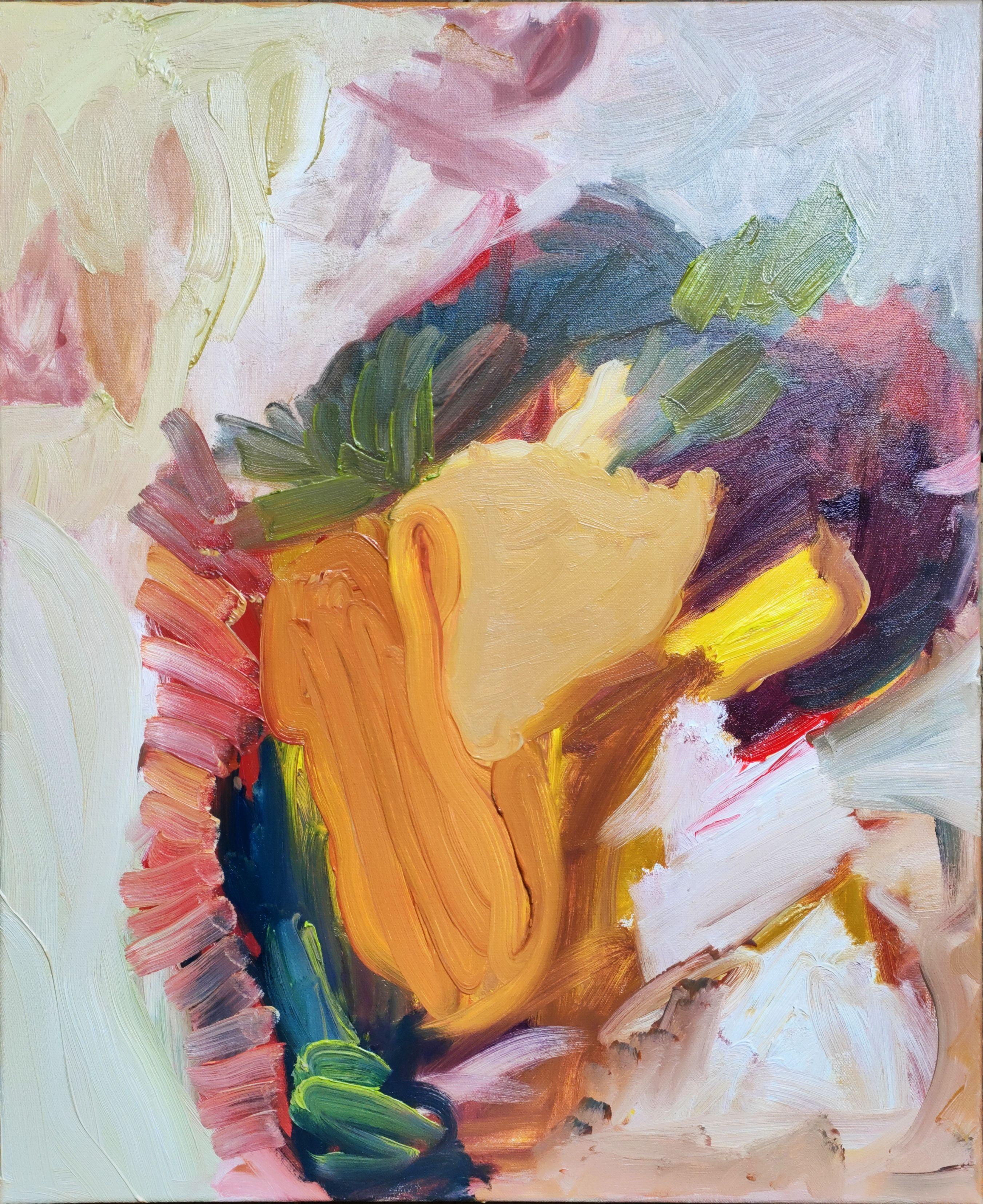 Emily STARCK Abstract Painting - Composition Mars 2024, Painting, Oil on Canvas