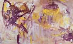 Cy Yellow Boat, Painting, Acrylic on Canvas