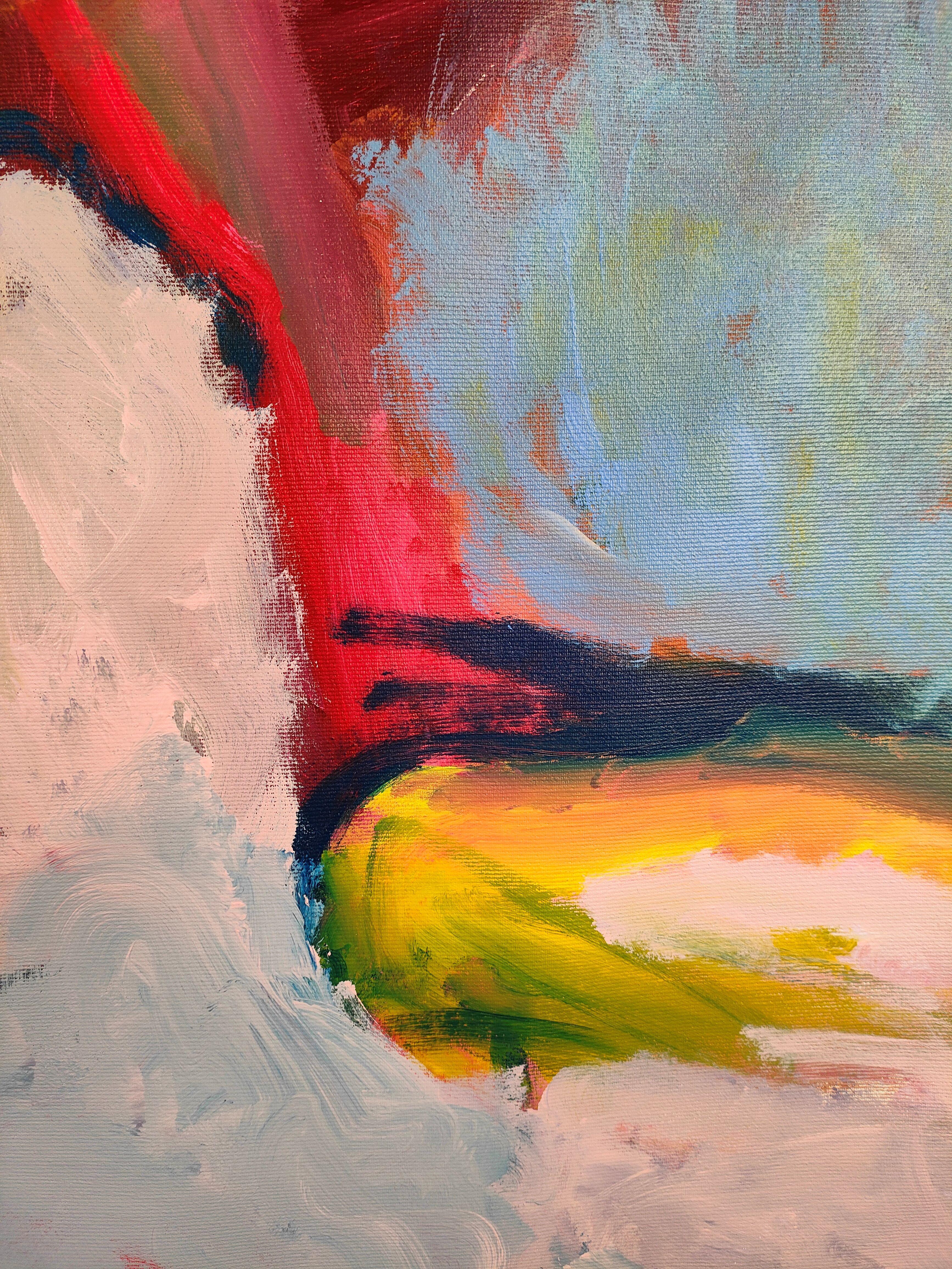 Don't give up, Gemälde, Acryl auf Leinwand im Angebot 2