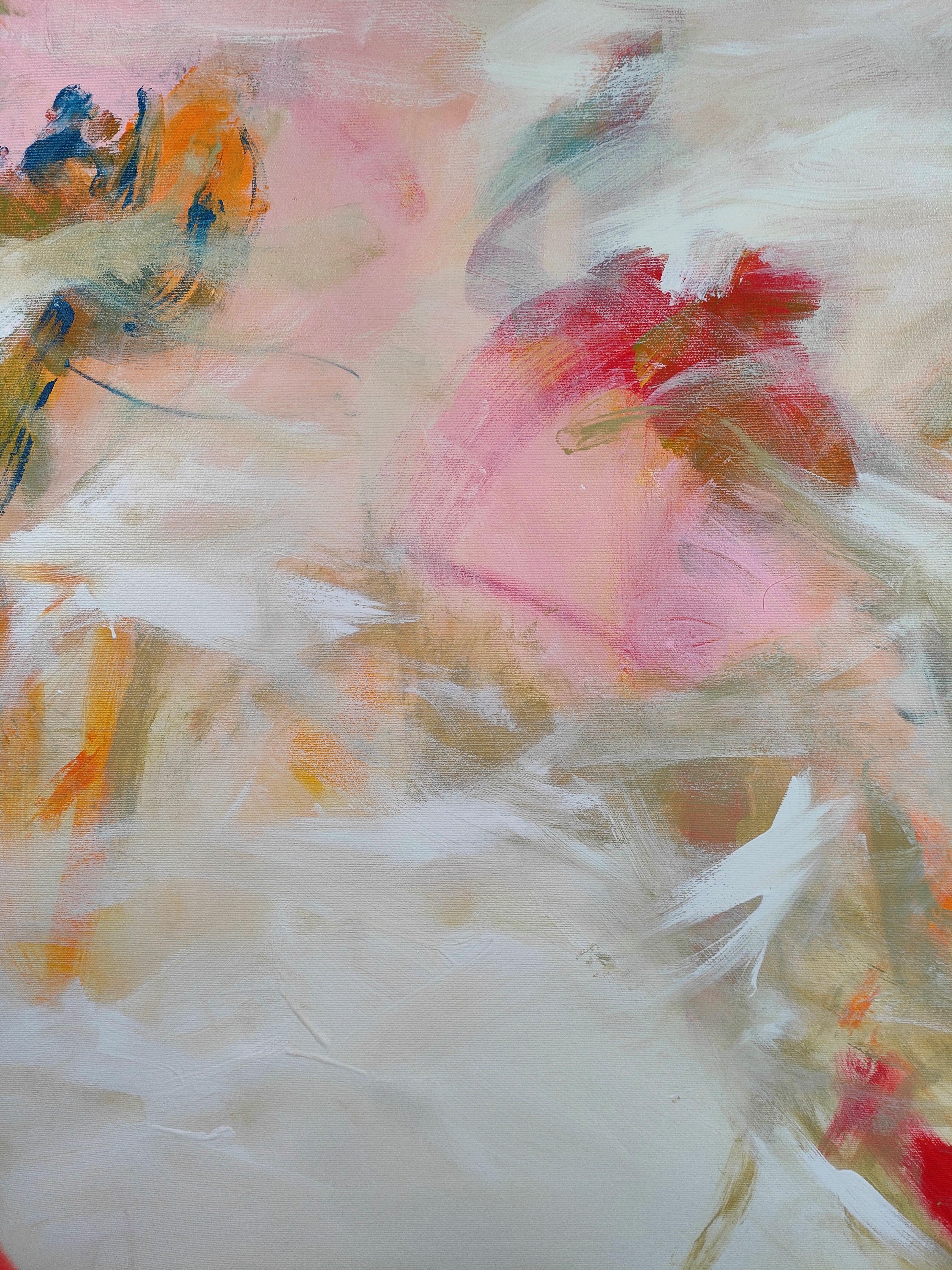 Douceur printaniÃ¨re, Painting, Acrylic on Canvas For Sale 3