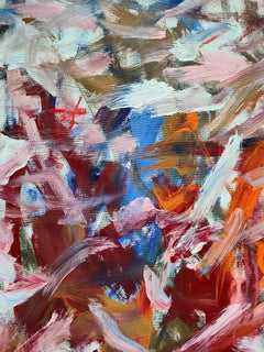 Embrasser la vie avec Passion, Painting, Acrylic on Canvas