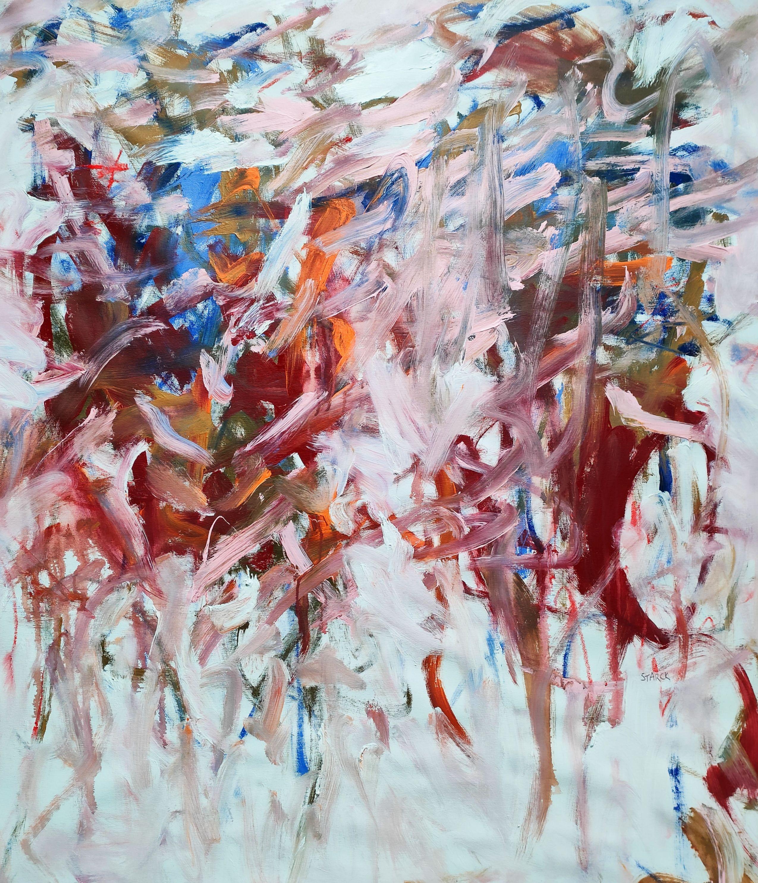 Emily STARCK Abstract Painting - Embrasser la vie avec Passion, Painting, Acrylic on Canvas