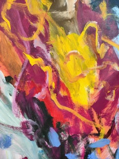 L'énergie me traverse, peinture, acrylique sur toile