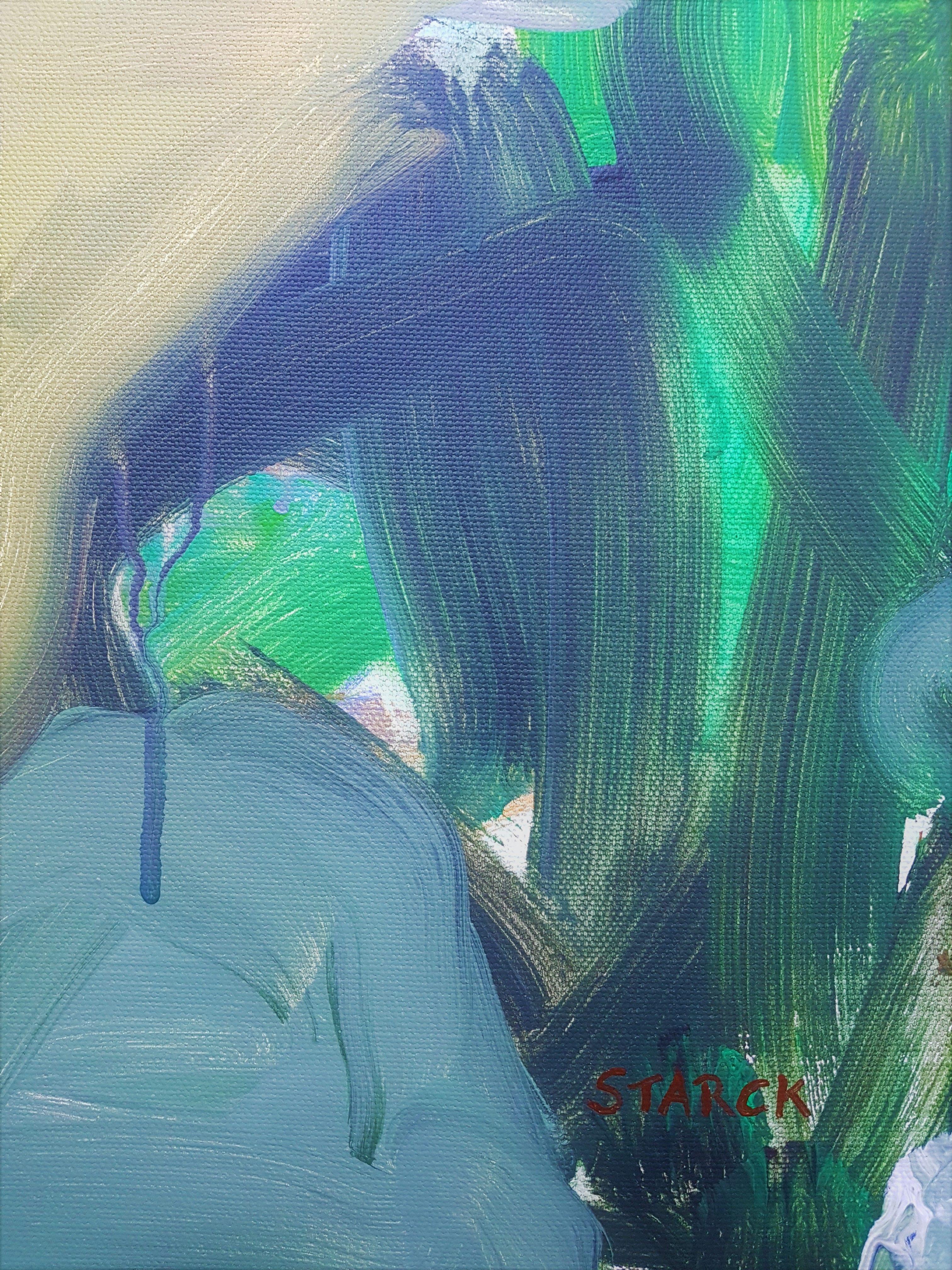 Extase, peinture, acrylique sur toile - Expressionnisme abstrait Painting par Emily STARCK