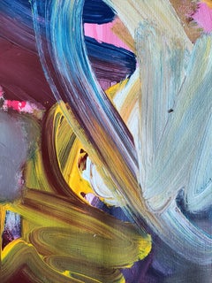 Fluid gesture, Painting, Acrylic on Canvas