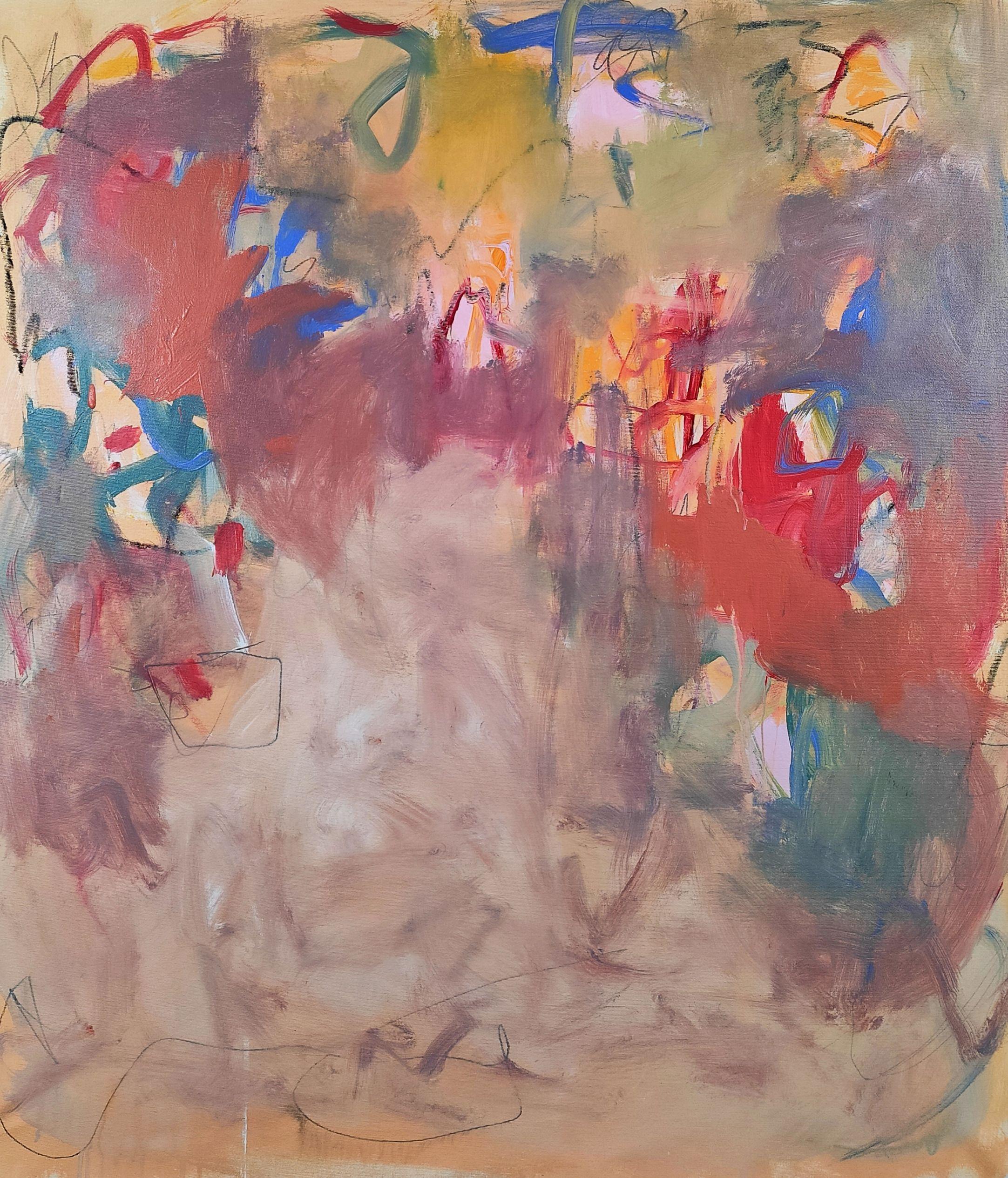 Frankenthaler, Pittura, Acrilico su tela - Painting di Emily STARCK