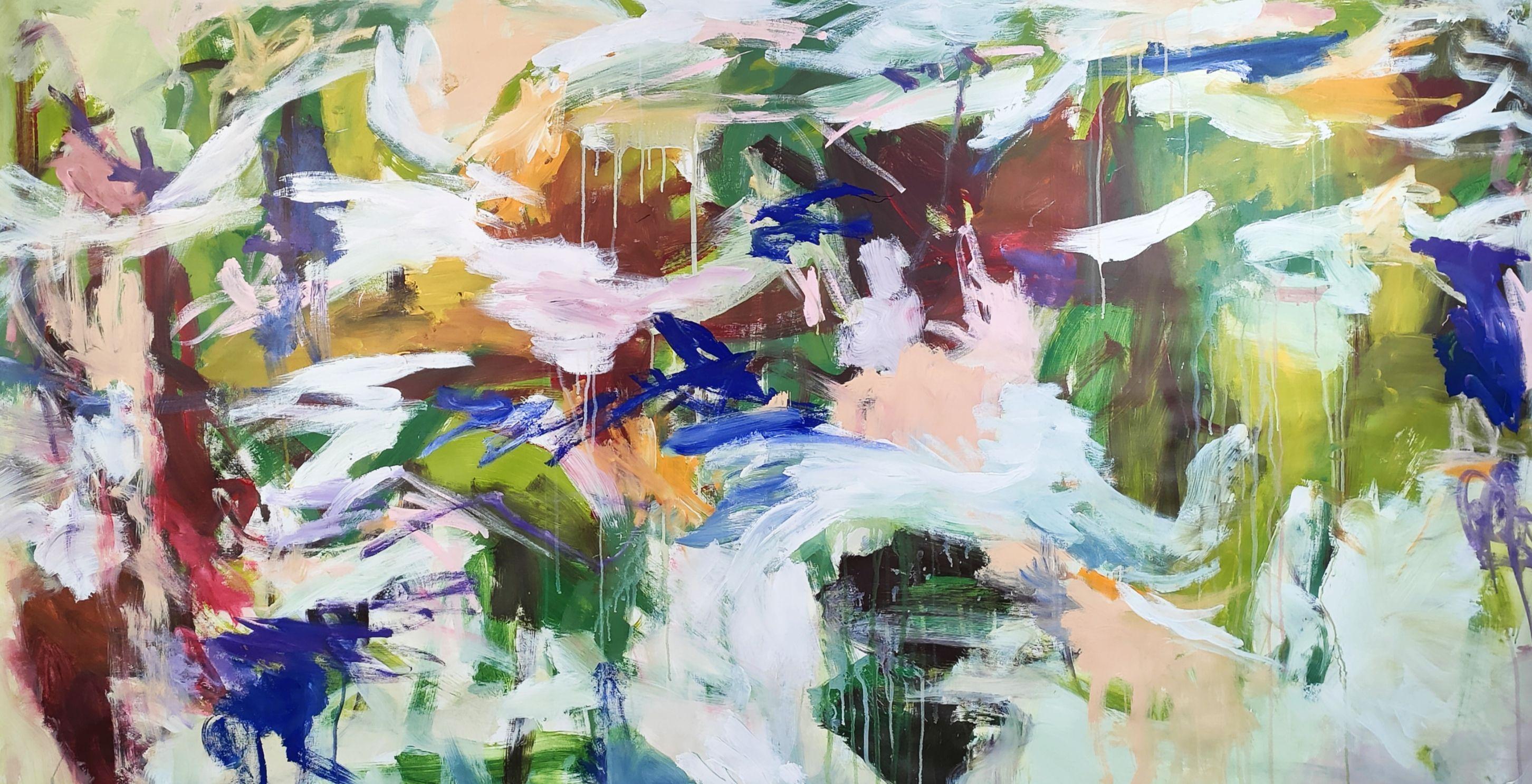 French summer, Painting, Acrylic on Canvas