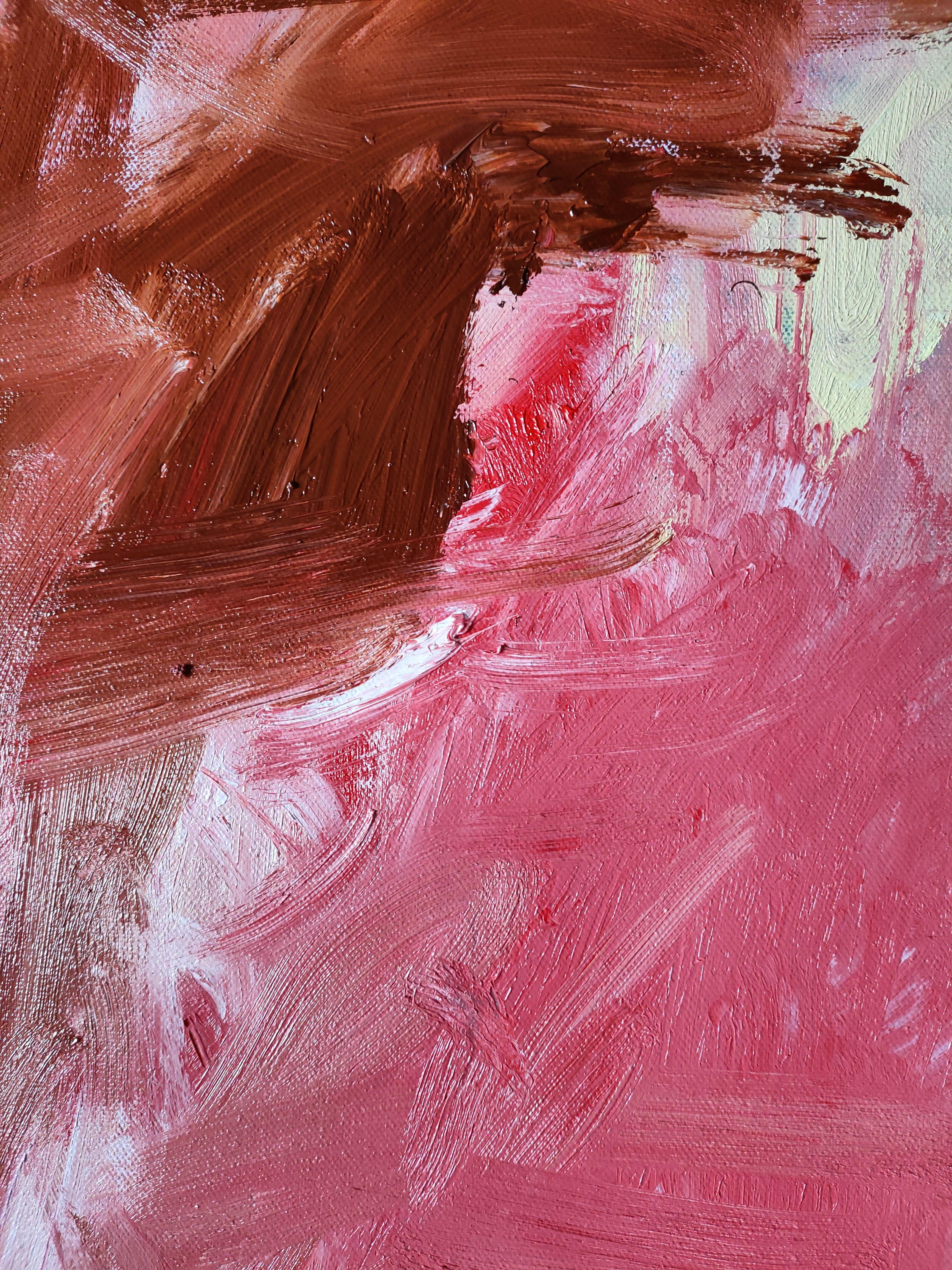 Gratitud, Pintura, Óleo sobre lienzo - Painting Abstracto de Emily STARCK