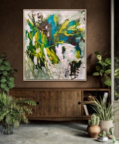 Green Nature, Painting, Acrylic on Canvas