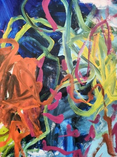Hot Jungle, Painting, Acrylic on Canvas