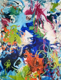 Hot Jungle, Painting, Acrylic on Canvas