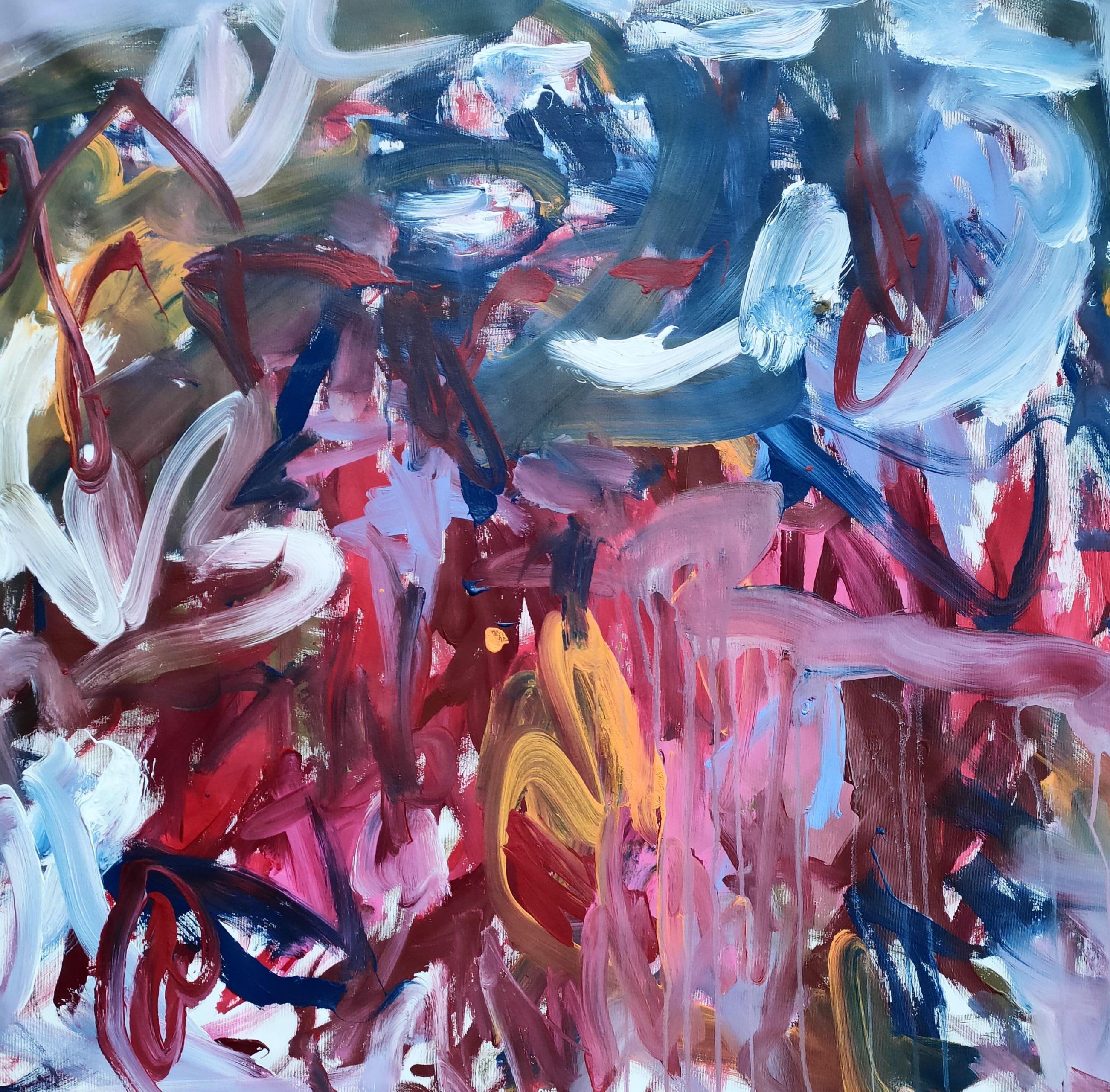 Emily STARCK Abstract Painting – Ist Perfektion eine Illusion?, Gemälde, Acryl auf Leinwand