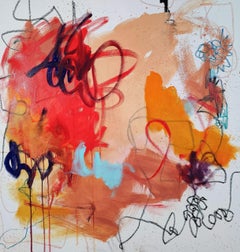 L'inlassable quÃªte, Malerei, Acryl auf Leinwand
