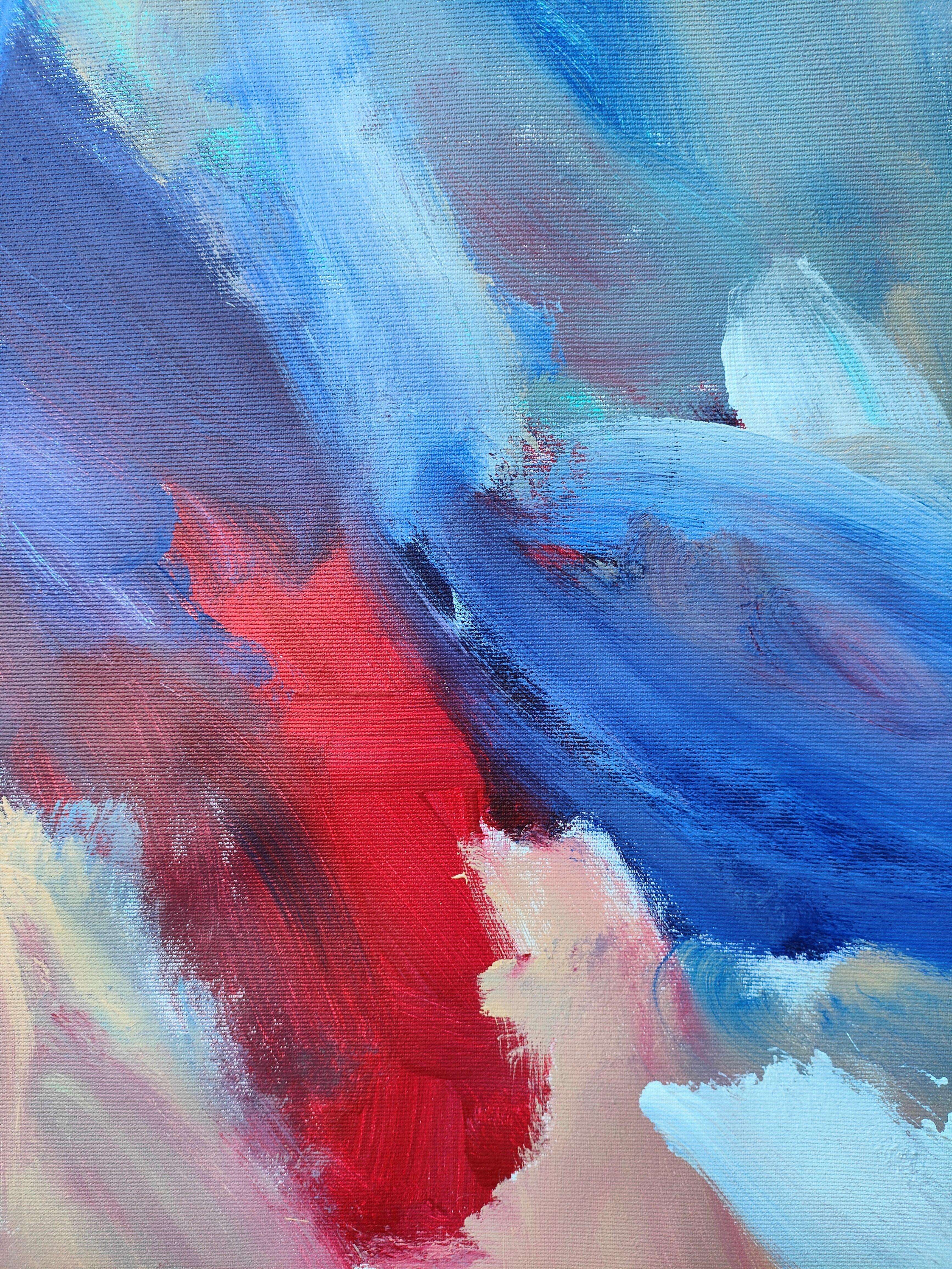 Lucid-Traum, Gemälde, Acryl auf Leinwand im Angebot 2