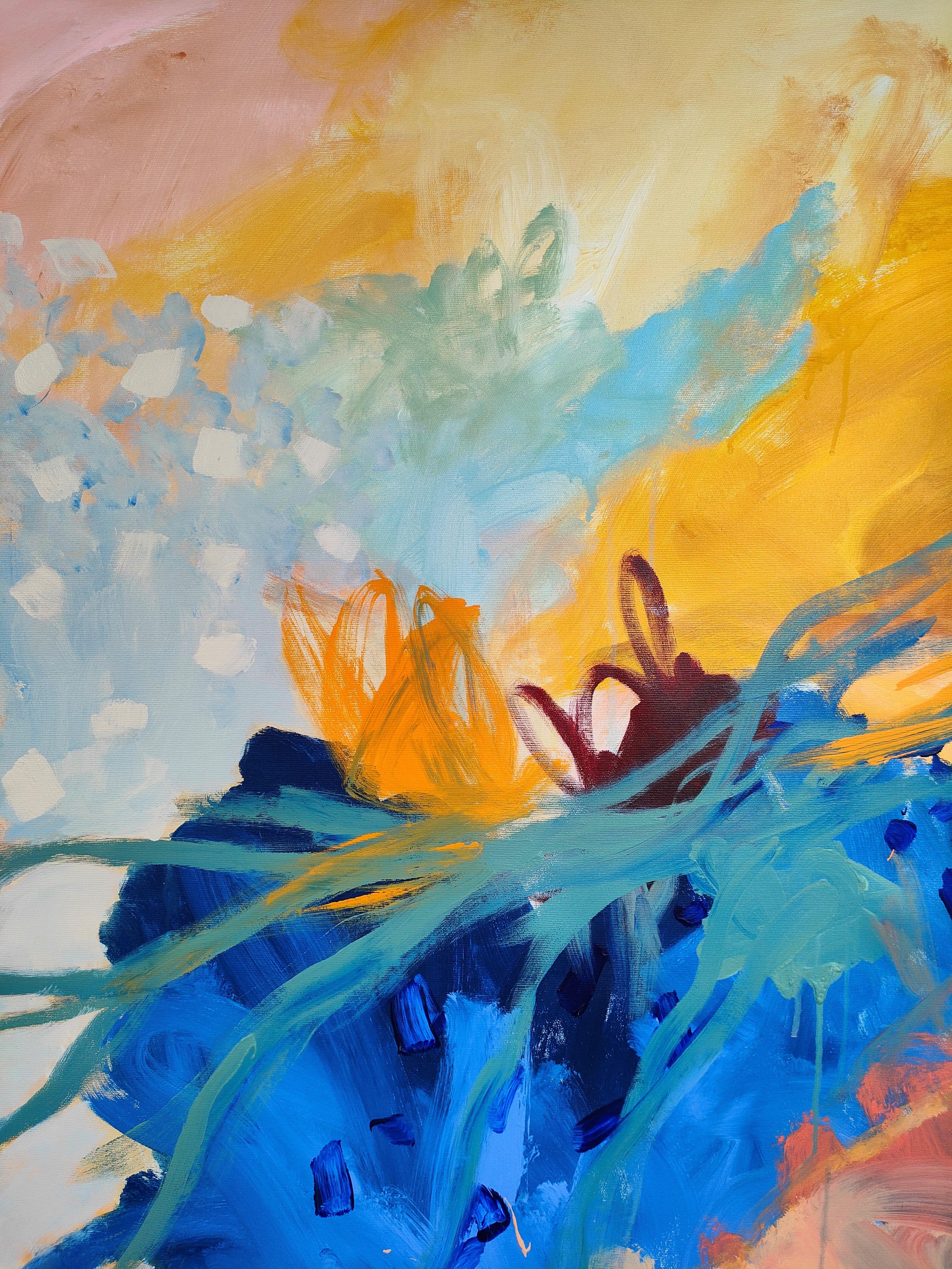 Montre moi le chemin, Painting, Acrylic on Canvas For Sale 1