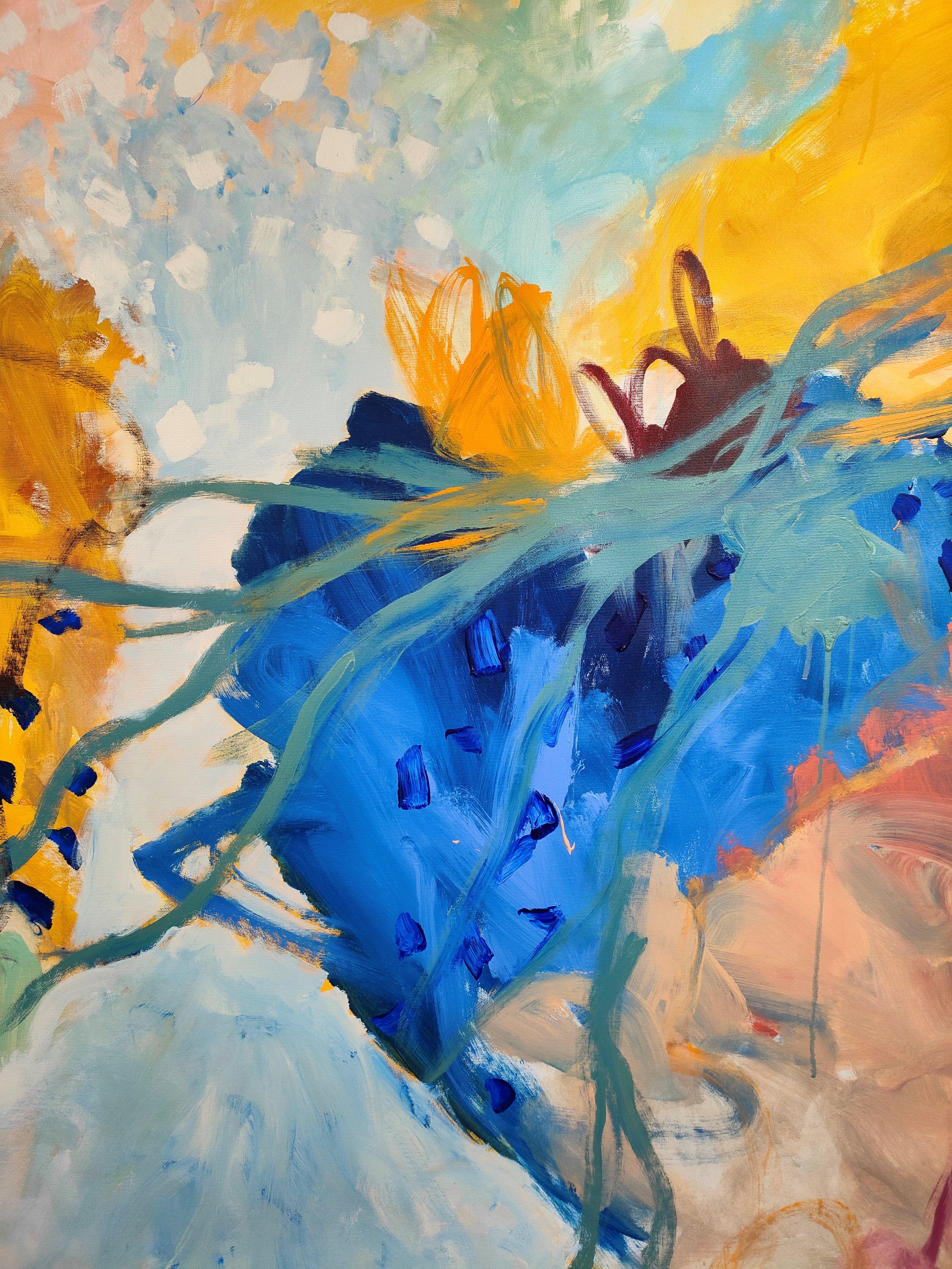 Montre moi le chemin, Painting, Acrylic on Canvas For Sale 2