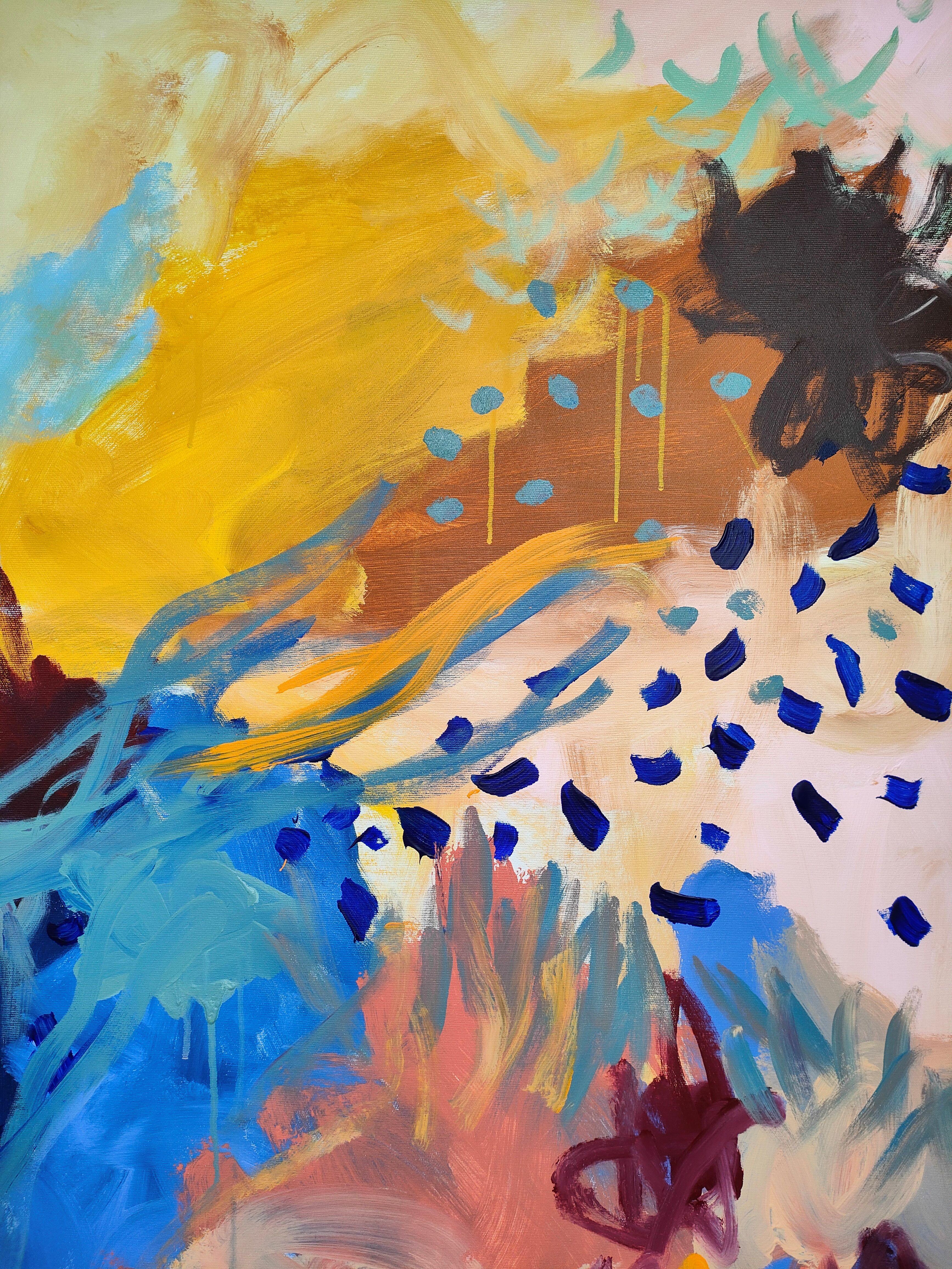 Montre moi le chemin, Painting, Acrylic on Canvas For Sale 3