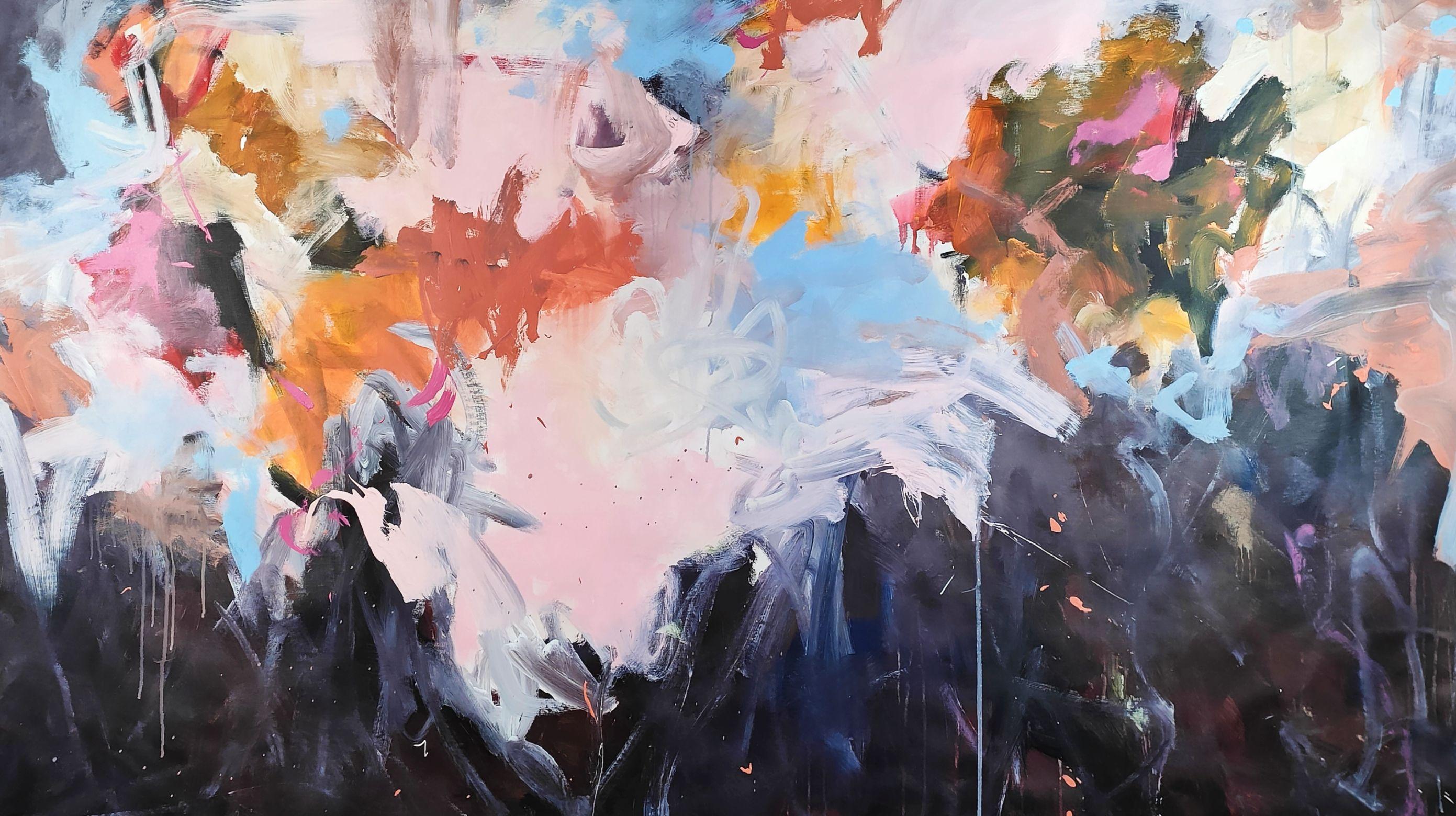 Morbus, Gemälde, Acryl auf Leinwand