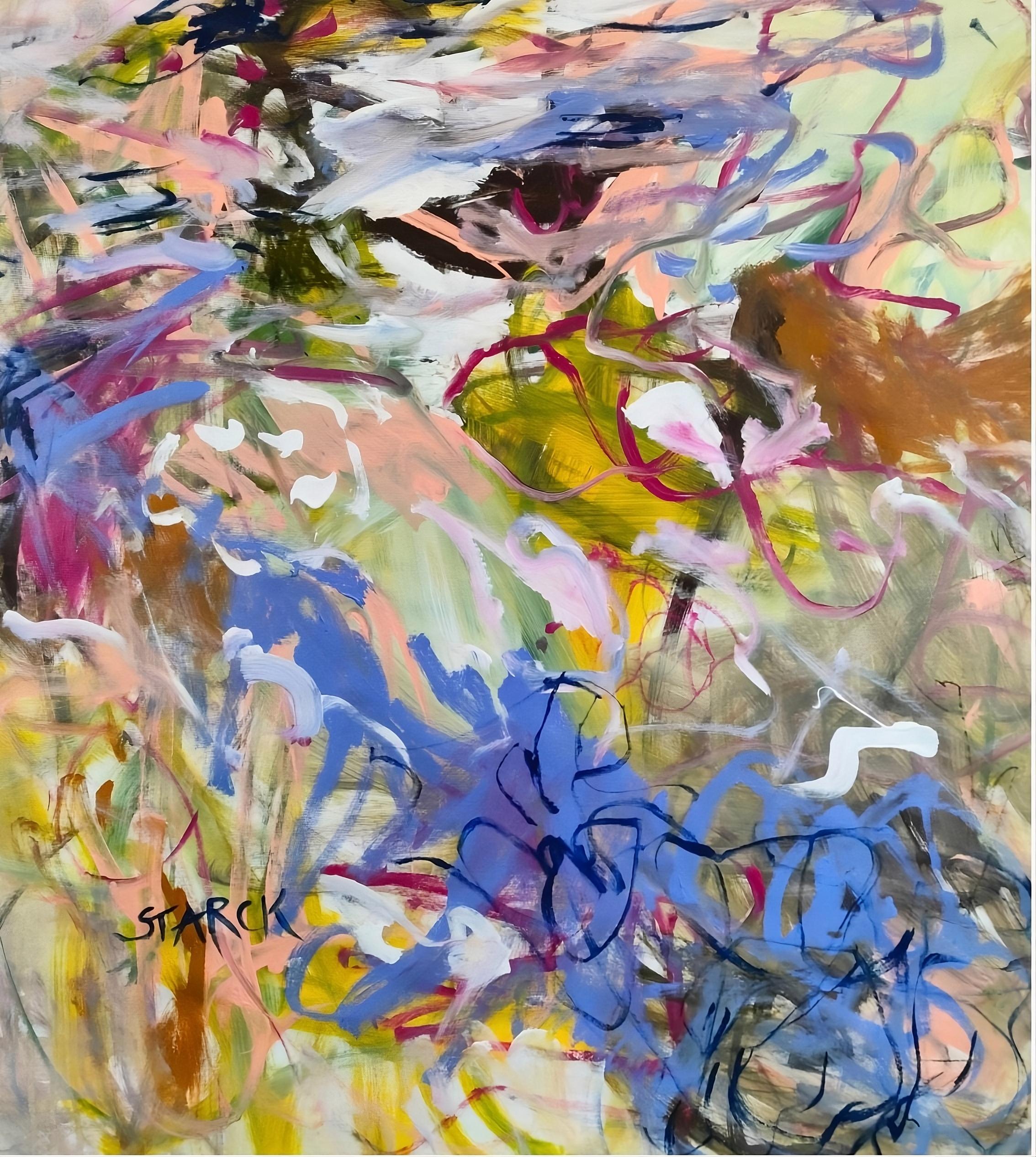 My Soulmate: Abstract Painting, Acrylic on Canvas, bright colors